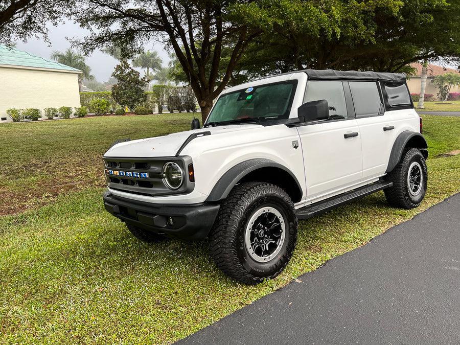 Standard Smoked Sidemarker Overlays (Front and Rear) - 2021+ Bronco (w/ Halogen Taillights) StickerFab