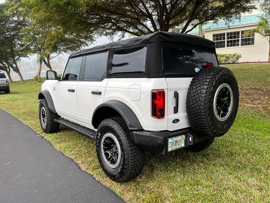 Standard Smoked Sidemarker Overlays (Front and Rear) - 2021+ Bronco (w/ Halogen Taillights) StickerFab