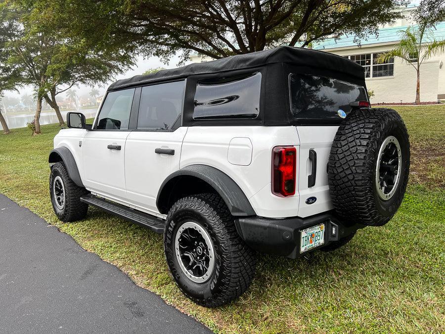 Standard Smoked Sidemarker Overlays (Front and Rear) - 2021+ Bronco (w/ Halogen Taillights) StickerFab
