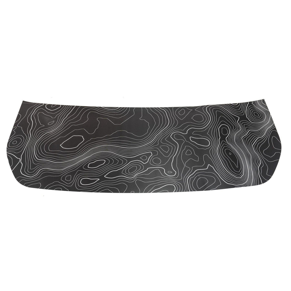 Stealth Topographic Map Hood Overlay (Printed Series) - 2021+ Bronco StickerFab
