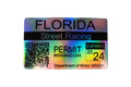 Street Racing Permit Sticker 3.5" - All States StickerFab