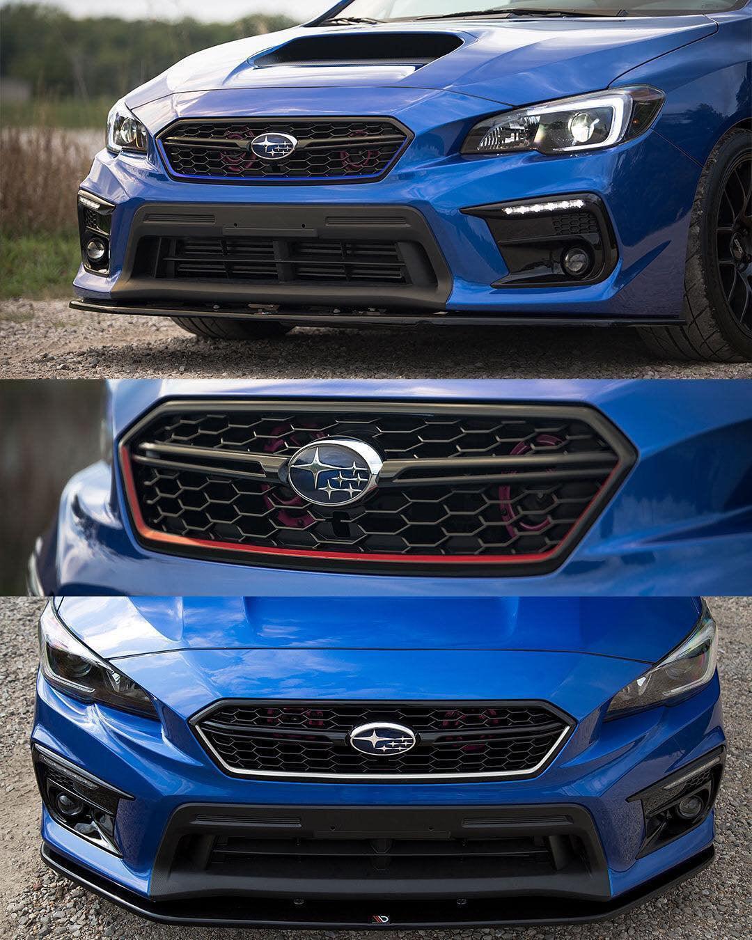 Subaru WRX STI S208 Type RA Style Grille Pinstripe - 2018-2021 WRX / STI StickerFab
