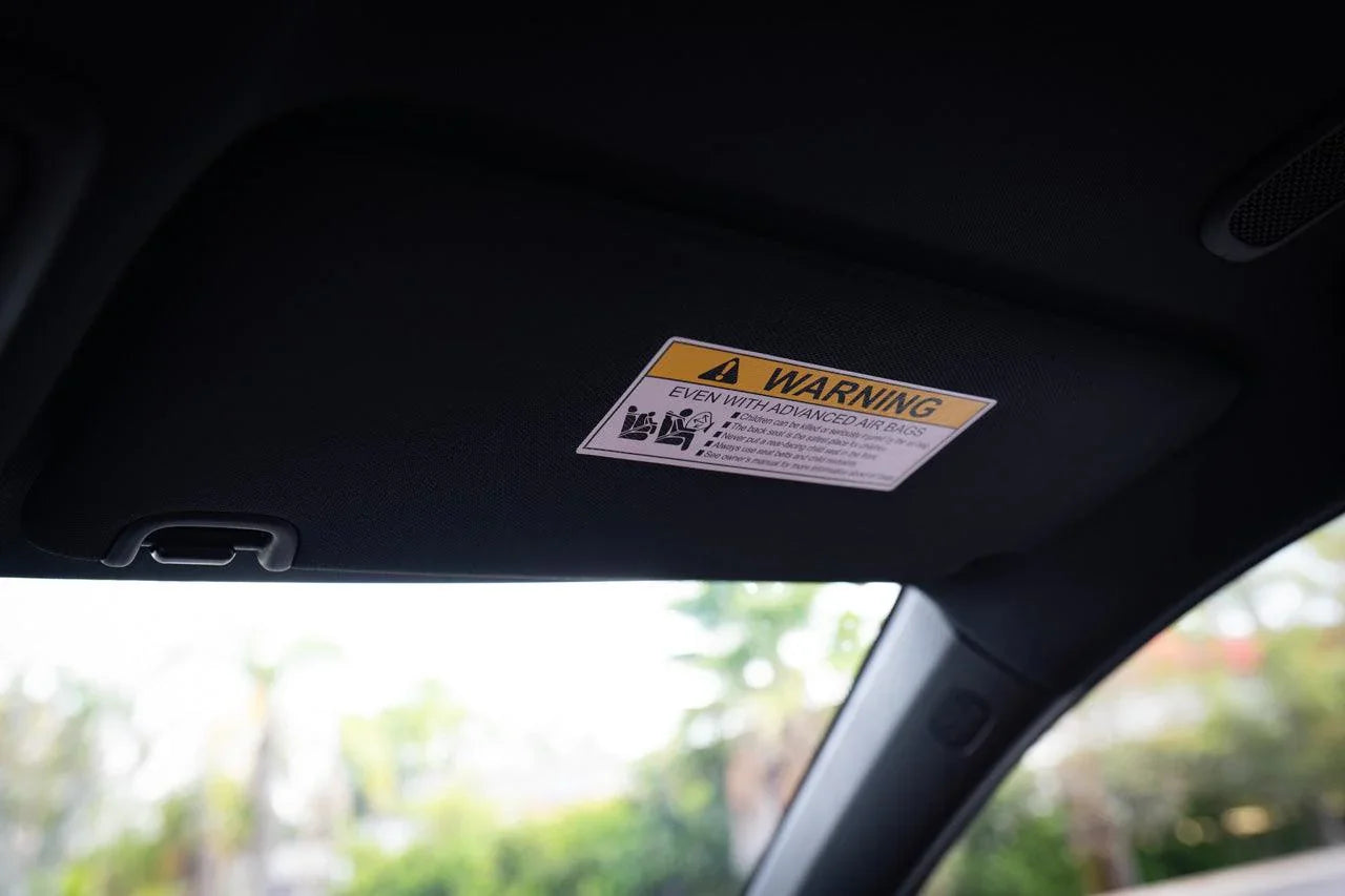 Sun Visor Air Bag Warning Overlays - 2023+ Integra StickerFab