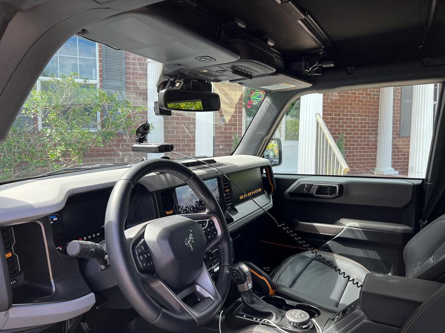 Sun Visor Warning Overlays - 2021+ Bronco Sport StickerFab