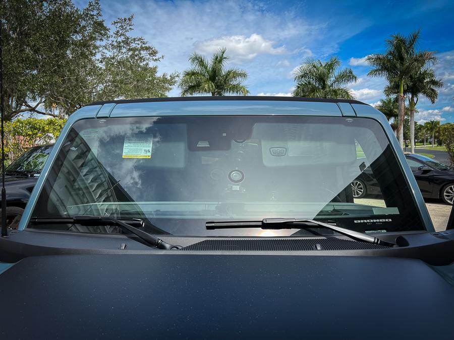 Sun Visor Warning Overlays - 2021+ Bronco Sport StickerFab