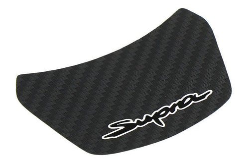 "Supra" Steering Wheel Trim Overlay (Lower) - 2020+ Supra StickerFab