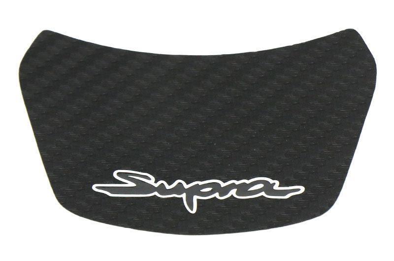 "Supra" Steering Wheel Trim Overlay (Lower) - 2020+ Supra StickerFab