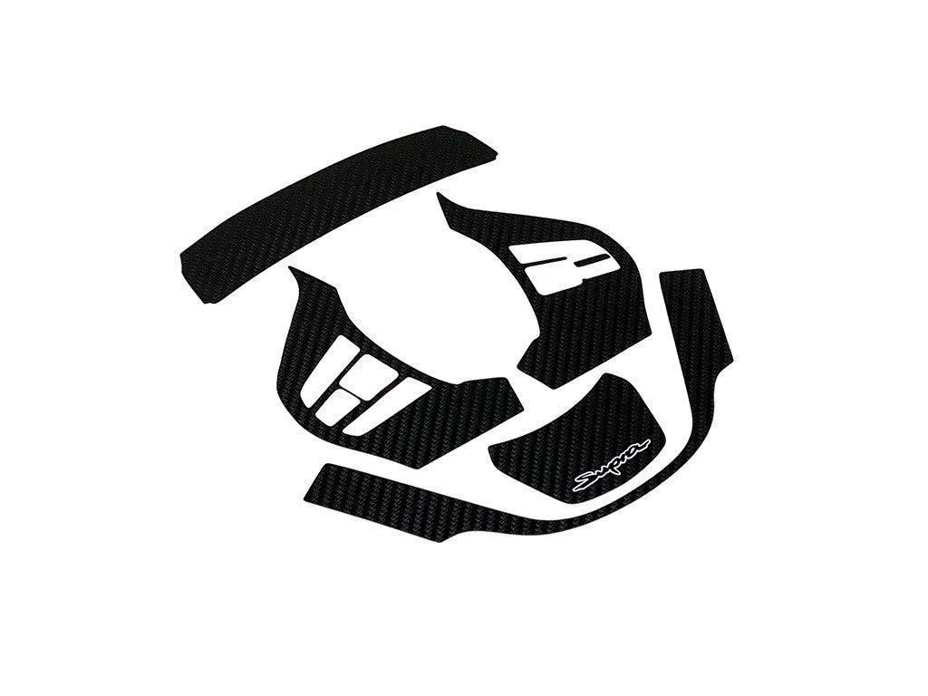 "Supra" Steering Wheel Trim Overlays (Full Set) - 2020+ Supra StickerFab