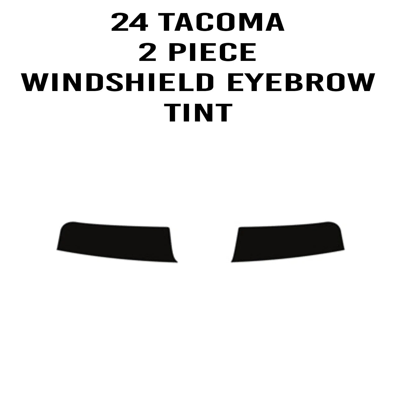 DIY Window Tint Kit - 2024+ Tacoma Double Cab StickerFab