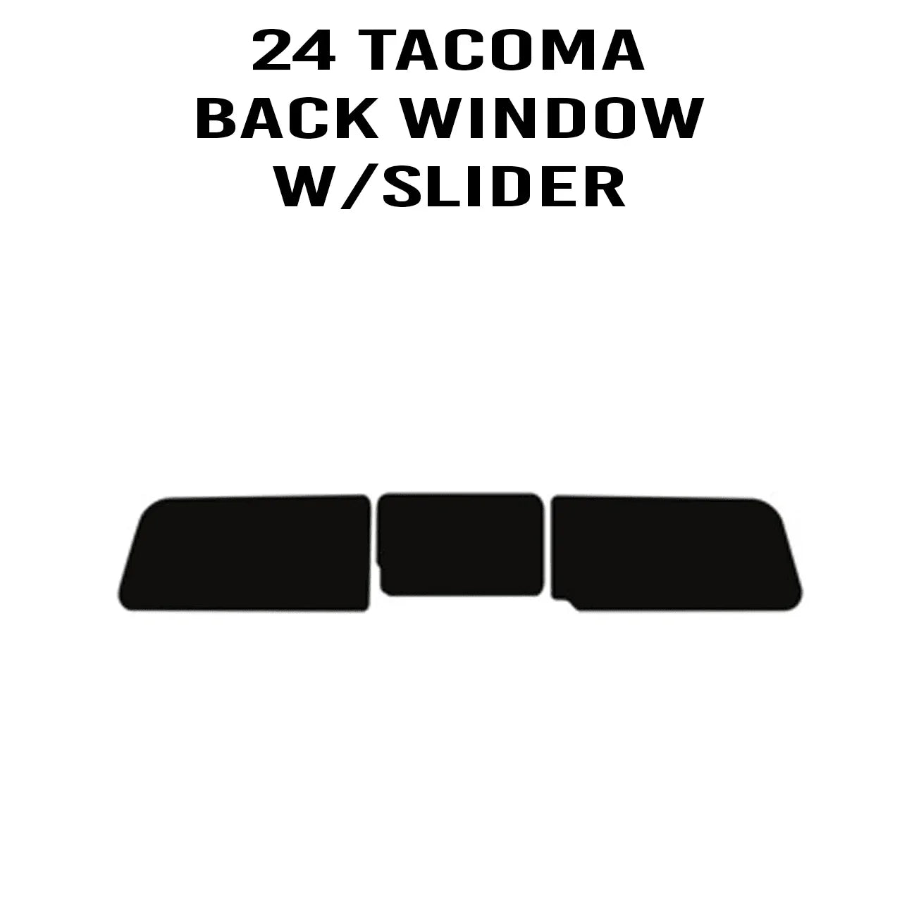 DIY Window Tint Kit - 2024+ Tacoma Double Cab StickerFab