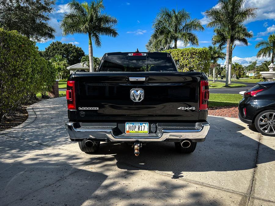 Tail Light Overlays - 2019-2022 RAM 1500 (w/ Blind Spot and Cross Path Detection) StickerFab