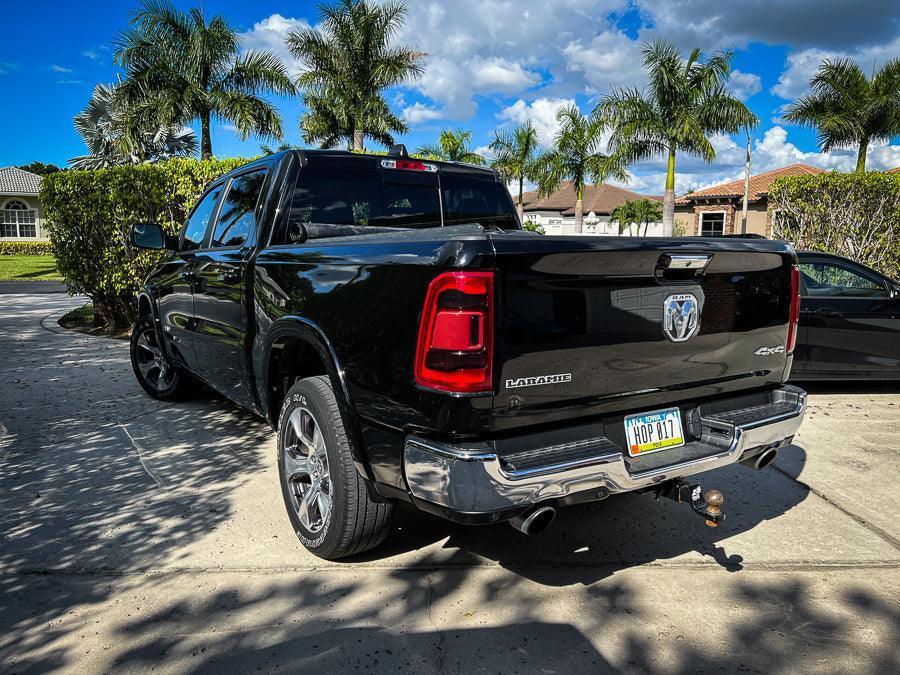 Tail Light Overlays - 2019-2022 RAM 1500 (w/ Blind Spot and Cross Path Detection) StickerFab