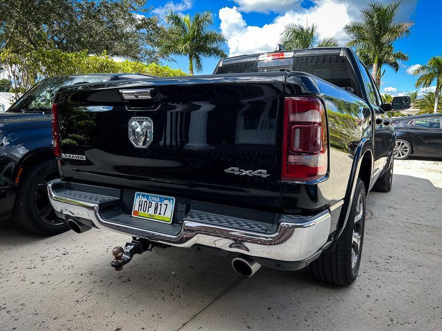 Tail Light Overlays - 2019-2022 RAM 1500 (w/ Blind Spot and Cross Path Detection) StickerFab