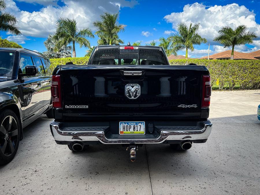 Tail Light Overlays - 2019-2022 RAM 1500 (w/ Blind Spot and Cross Path Detection) StickerFab