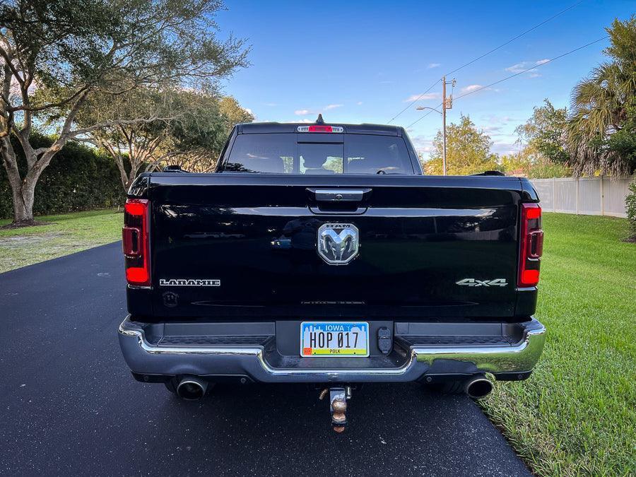 Tail Light Overlays - 2019-2022 RAM 1500 (w/ Blind Spot and Cross Path Detection) StickerFab