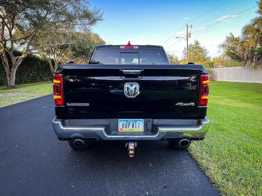 Tail Light Overlays - 2019-2022 RAM 1500 (w/ Blind Spot and Cross Path Detection) StickerFab