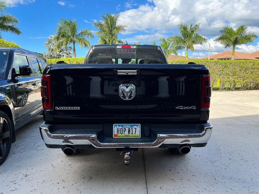 Tail Light Overlays - 2019-2022 RAM 1500 (w/ Blind Spot and Cross Path Detection) StickerFab