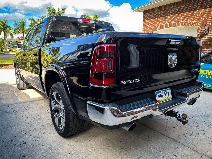 Tail Light Overlays - 2019-2022 RAM 1500 (w/ Blind Spot and Cross Path Detection) StickerFab