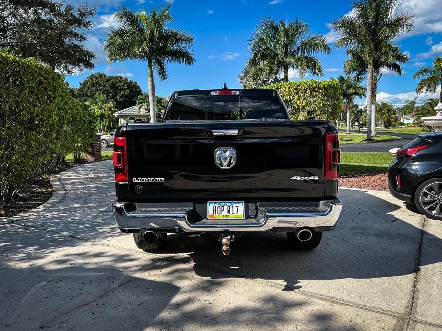Tail Light Overlays - 2019-2022 RAM 1500 (w/ Blind Spot and Cross Path Detection) StickerFab