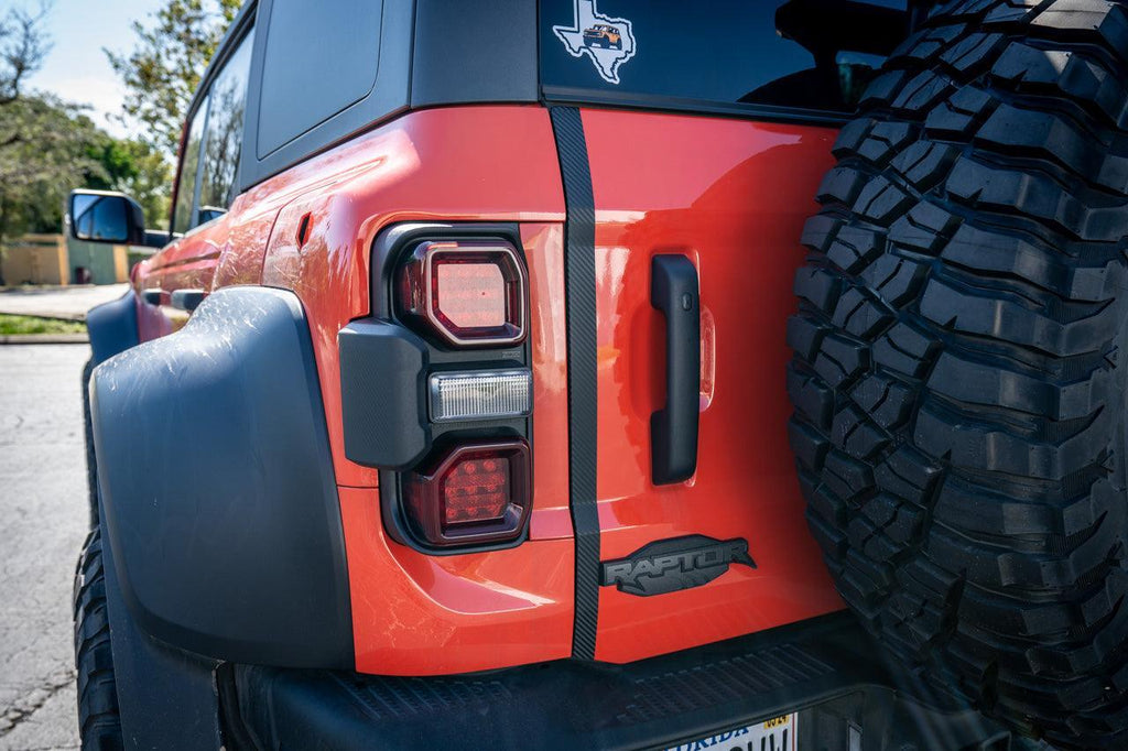 Tailgate Side Edge Guard Protection Film (PPF) - 2021+ Bronco StickerFab