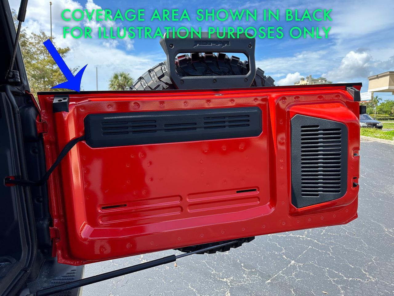 Tailgate Upper Edge Protection Film (PPF) - 2021+ Bronco StickerFab