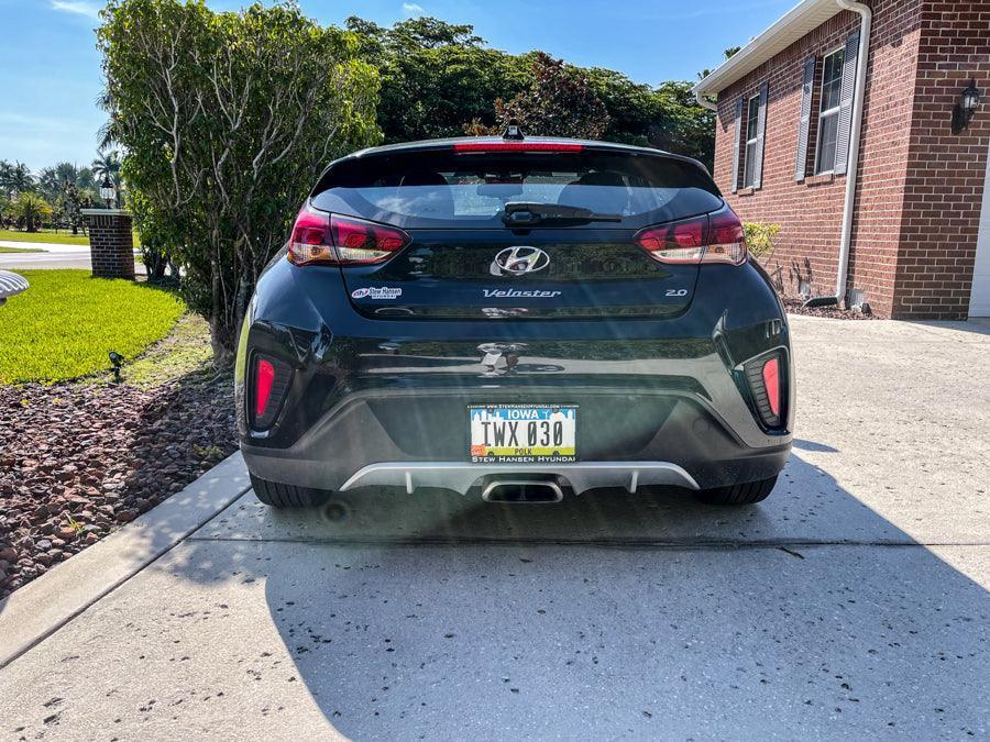 Taillight Overlays - 2018-2022 Hyundai Veloster StickerFab