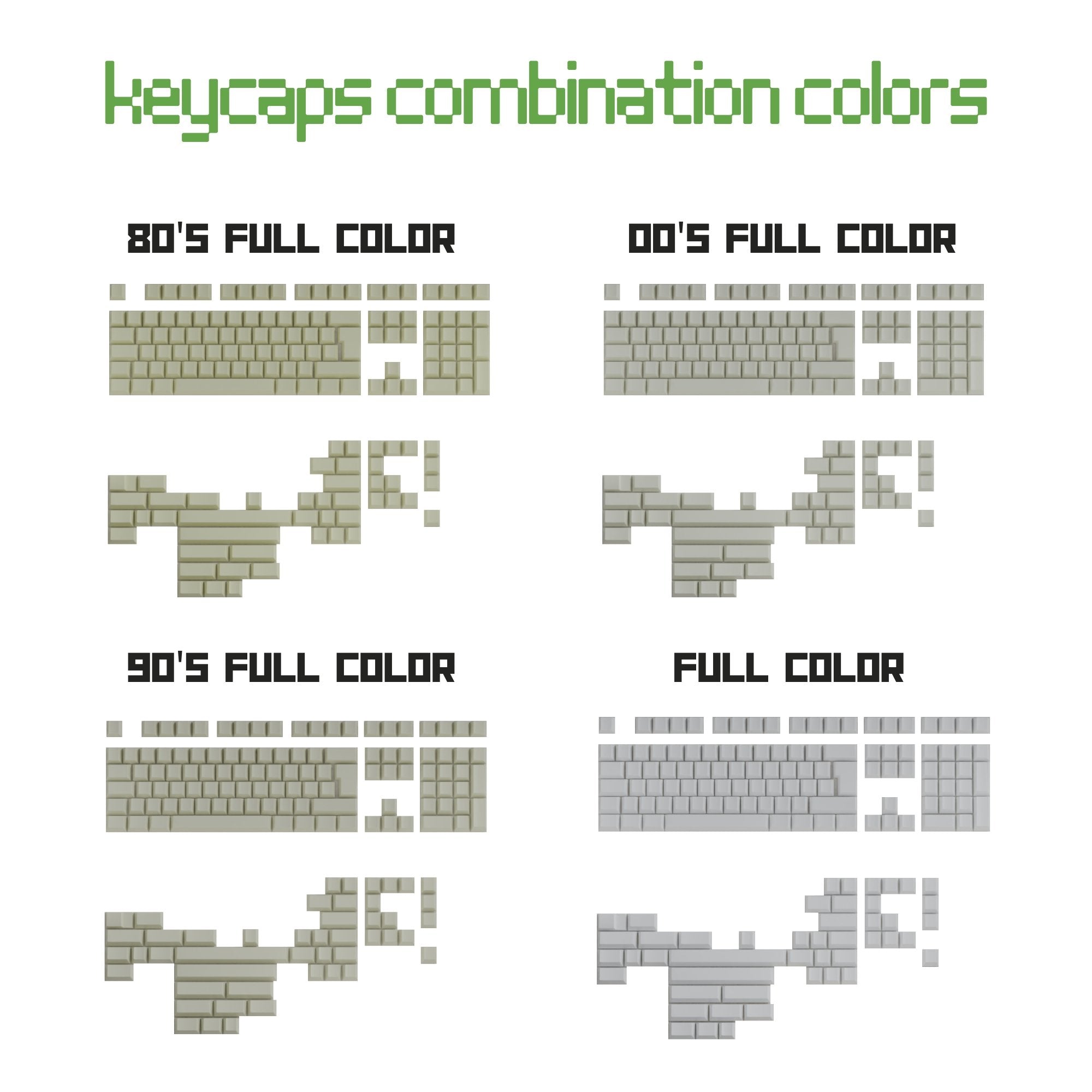 Thai Classic Vintage Keycaps Set | Retro Keycaps Goblintechkeys