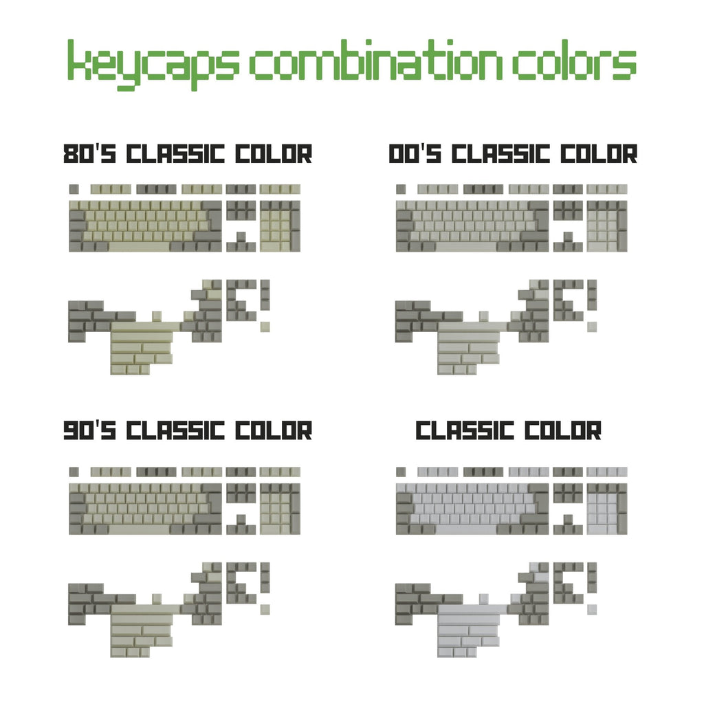 Thai Classic Vintage Keycaps Set | Retro Keycaps Goblintechkeys