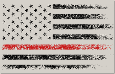 Sun Visor Airbag Label Distressed American Flag Overlays - 2016-2023 Tacoma StickerFab