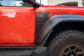 Topo American Flag Fender Overlays (Clear) - 2022+ Bronco Raptor StickerFab