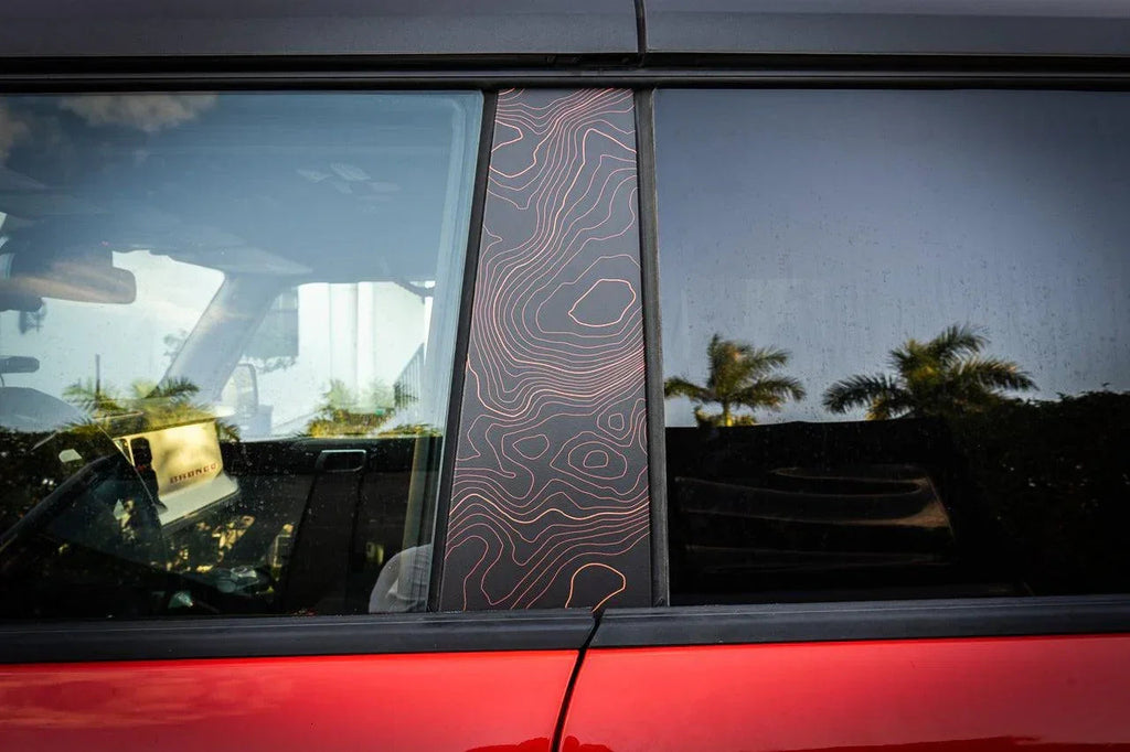Topo B Pillar Protection Kit - 2021+ Bronco StickerFab