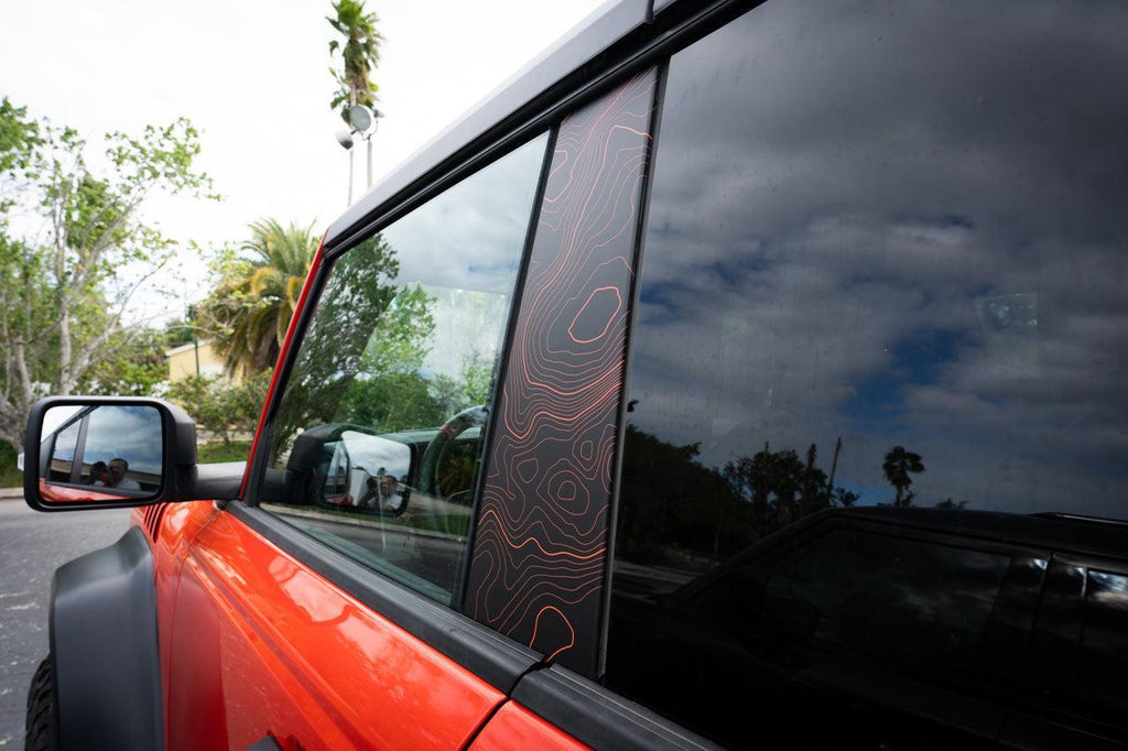 Topo B Pillar Protection Kit - 2021+ Bronco StickerFab