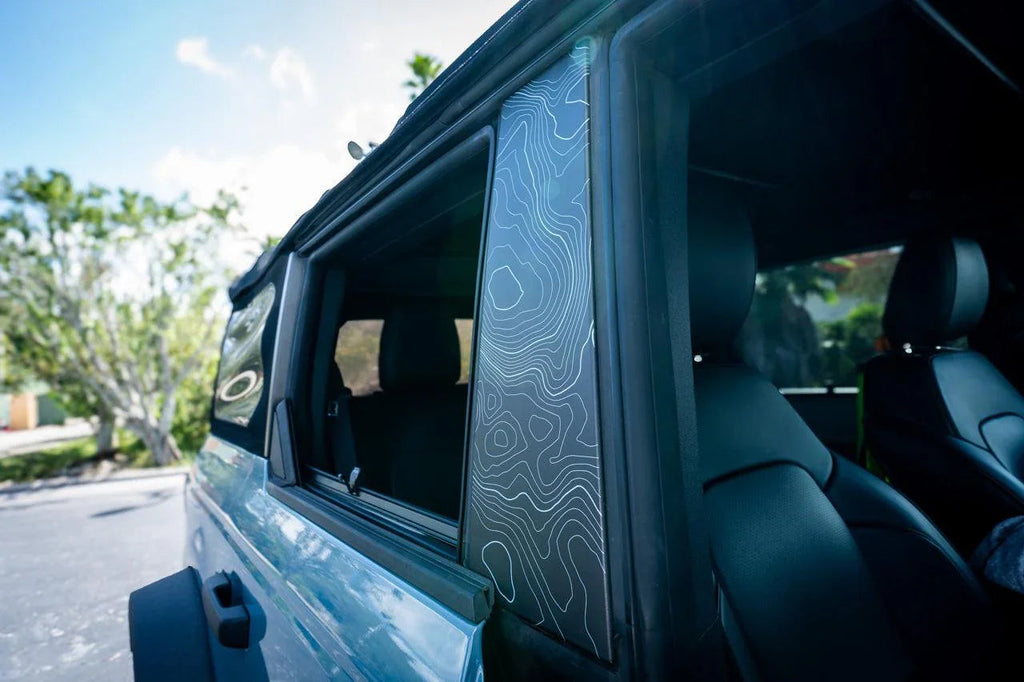 Topo B Pillar Protection Kit - 2021+ Bronco StickerFab