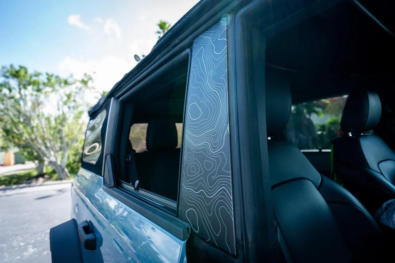 Topo B Pillar Protection Kit - 2021+ Bronco StickerFab
