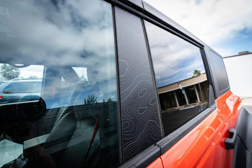 Topo B Pillar Protection Kit - 2021+ Bronco StickerFab