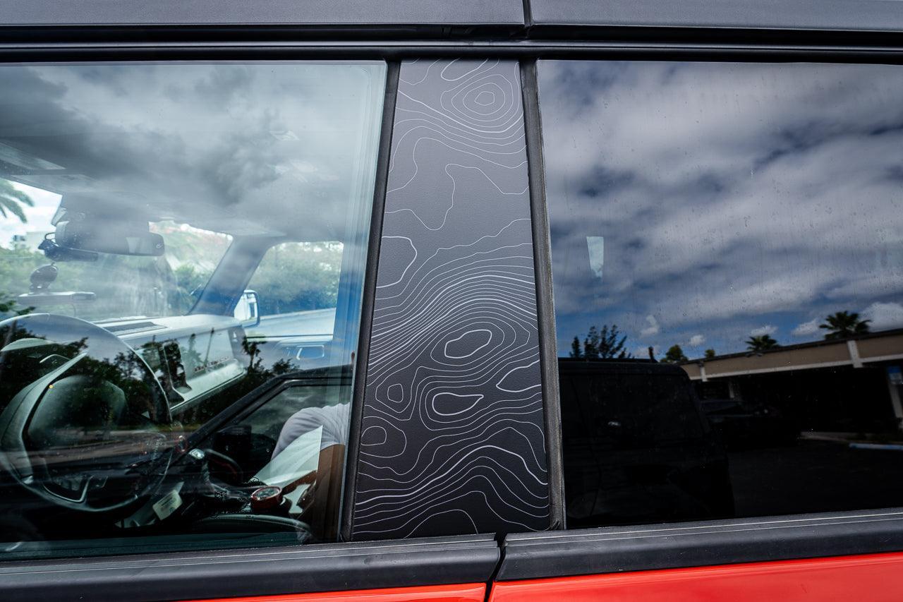 Topo B Pillar Protection Kit - 2021+ Bronco StickerFab
