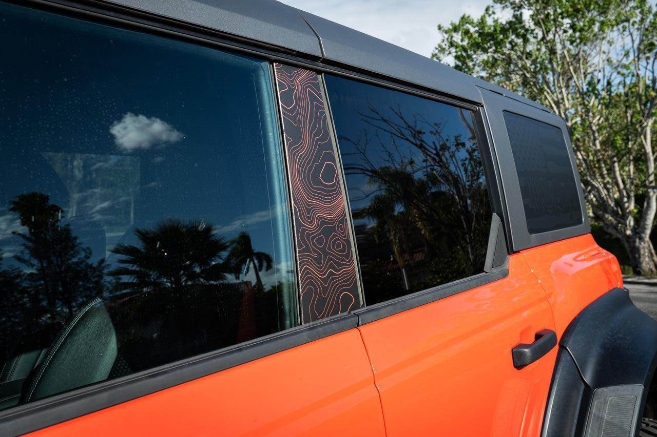 Topo B Pillar Protection Kit - 2021+ Bronco StickerFab