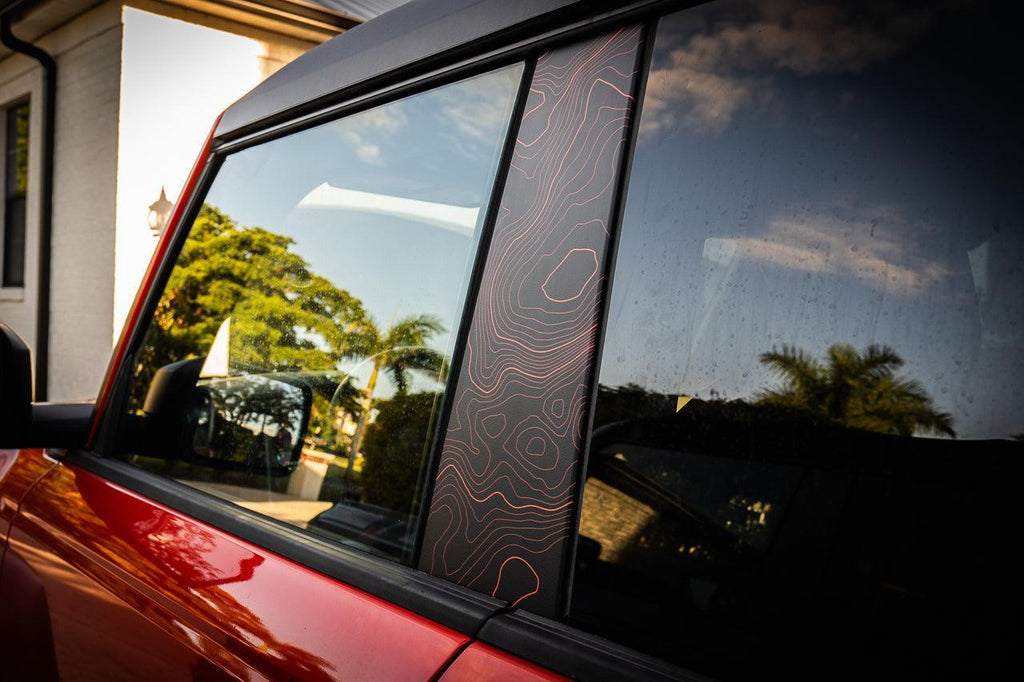 Topo B Pillar Protection Kit - 2021+ Bronco StickerFab