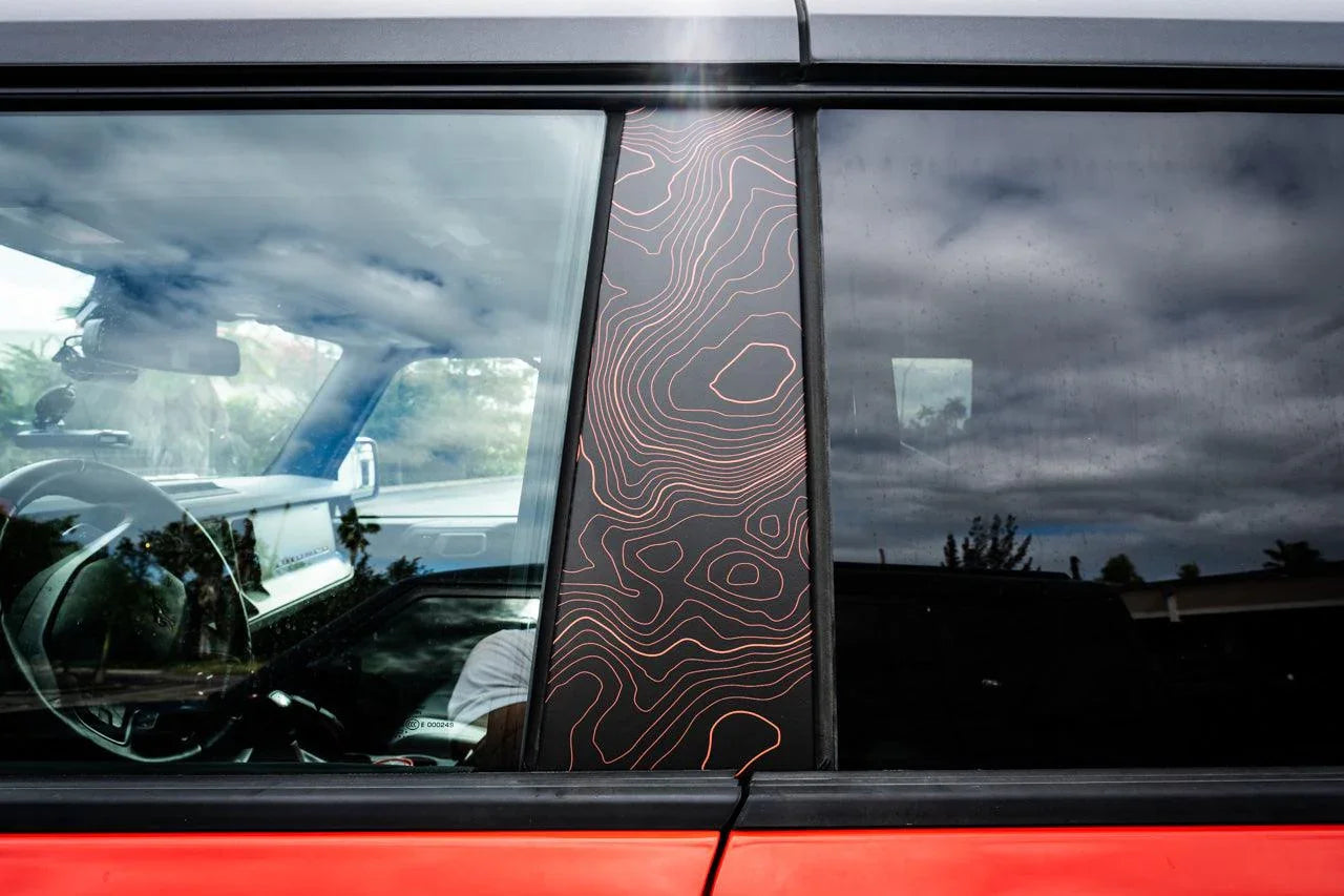 Topo B Pillar Protection Kit - 2021+ Bronco StickerFab