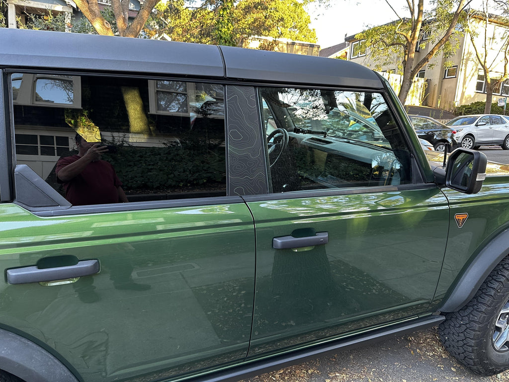 Topo B Pillar Protection Kit - 2021+ Bronco StickerFab