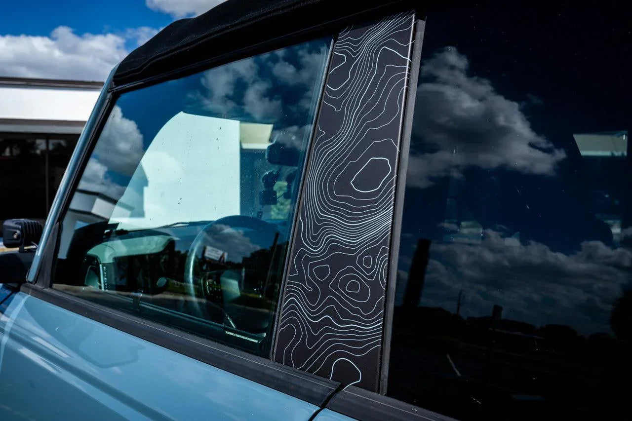 Topographic Map Premium Print Vinyl Rolls (3' or 6') - Matte Finish StickerFab