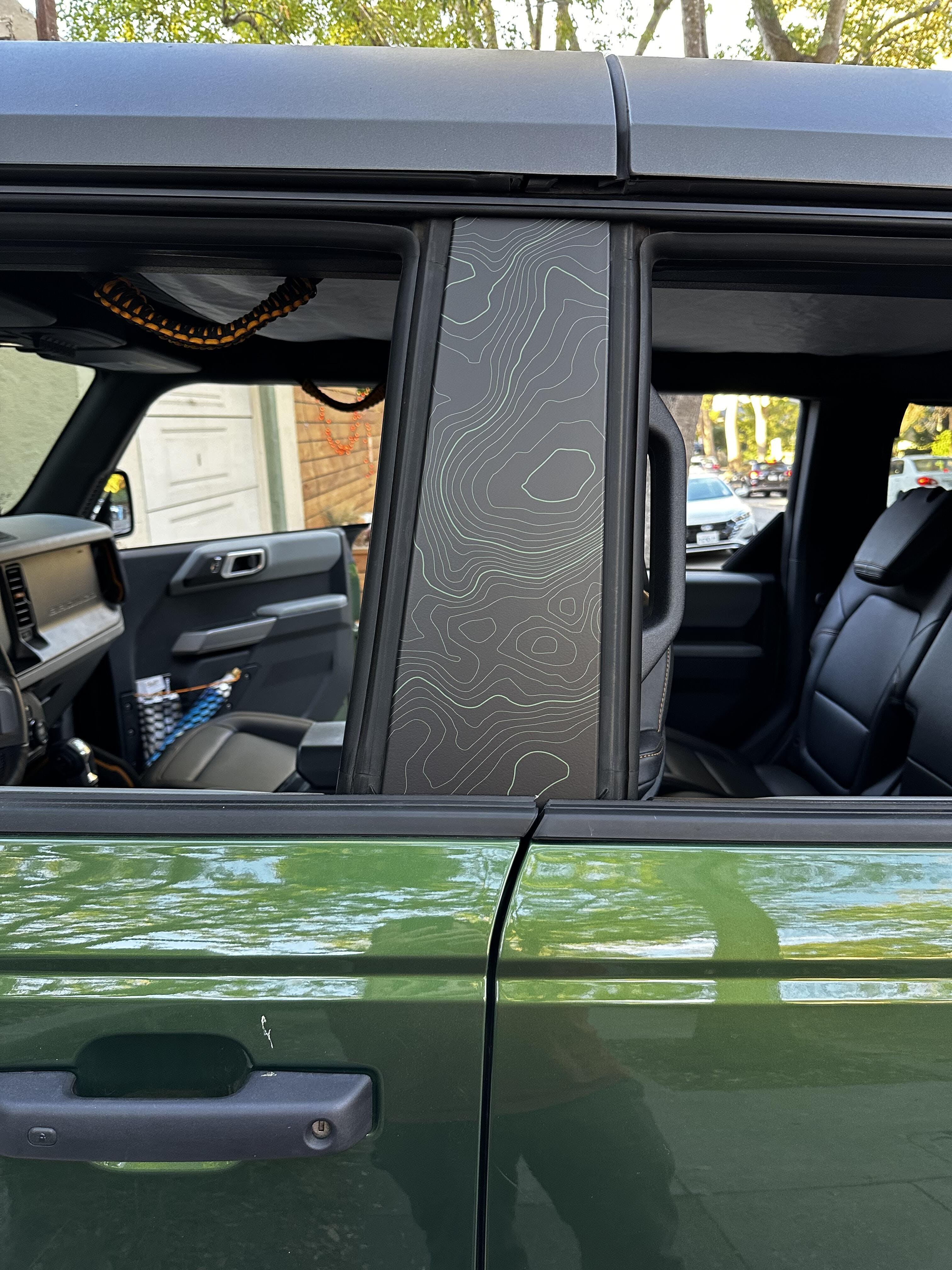 Topo B Pillar Protection Kit - 2021+ Bronco StickerFab