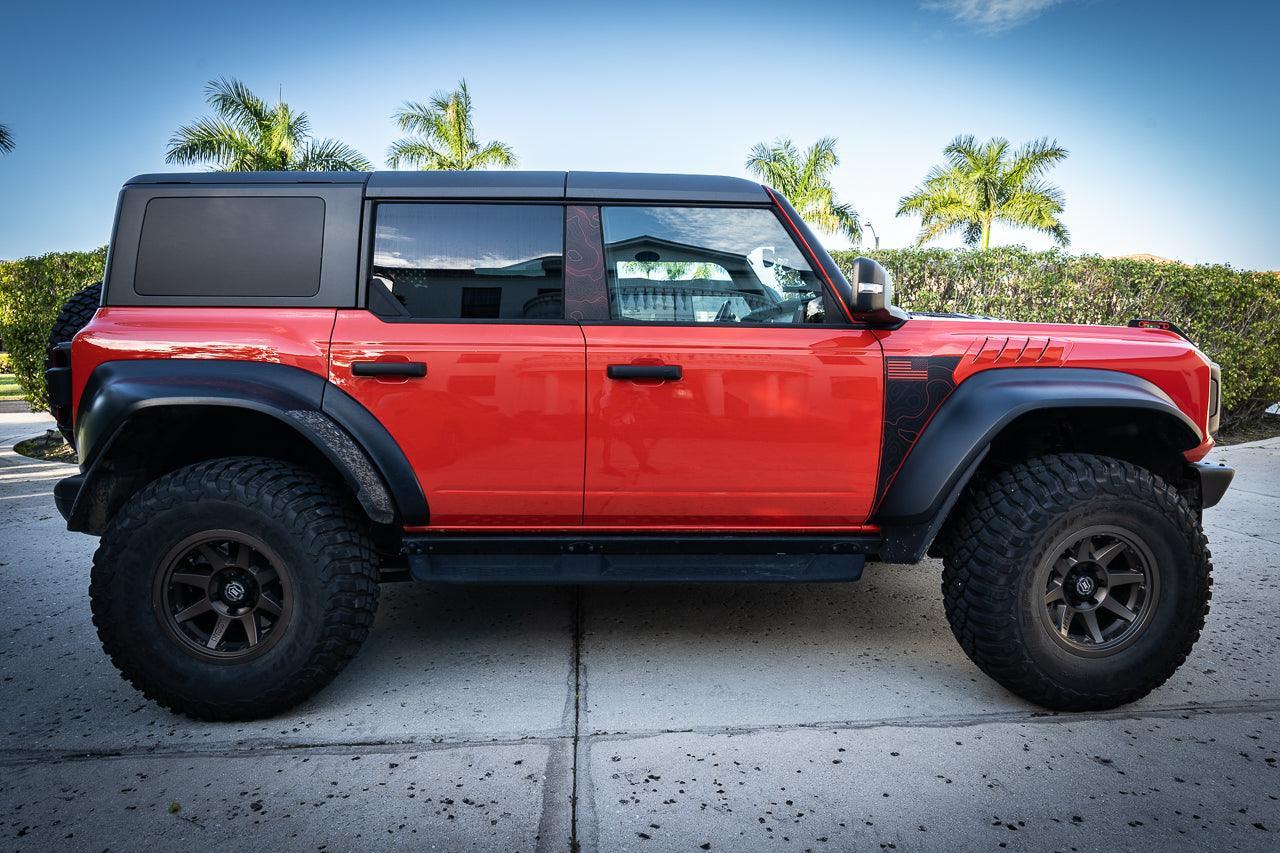 Topo B Pillar Protection Kit - 2021+ Bronco StickerFab