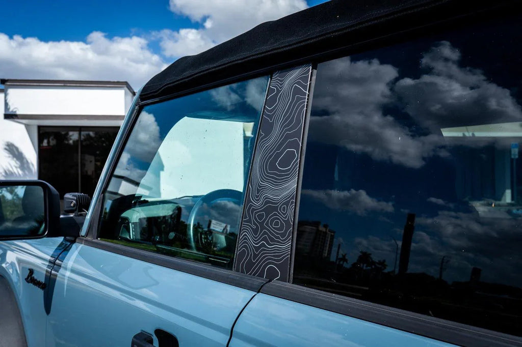 Topo B Pillar Protection Kit - 2021+ Bronco StickerFab