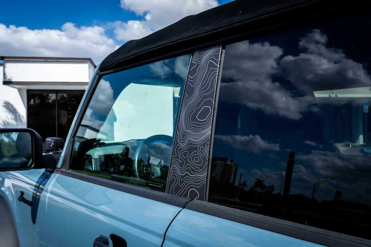 Topo B Pillar Protection Kit - 2021+ Bronco StickerFab