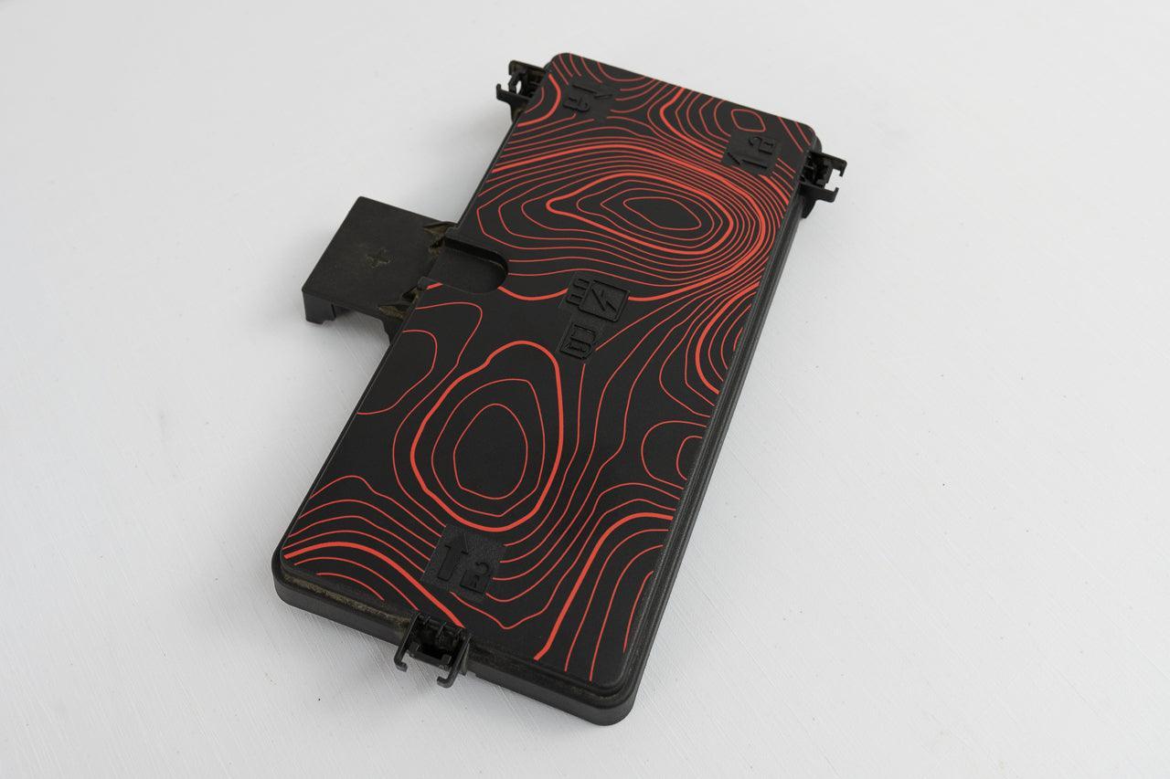 Topo Fuse Box Cover Overlay - 2021+ Bronco / 2024+ Ranger StickerFab