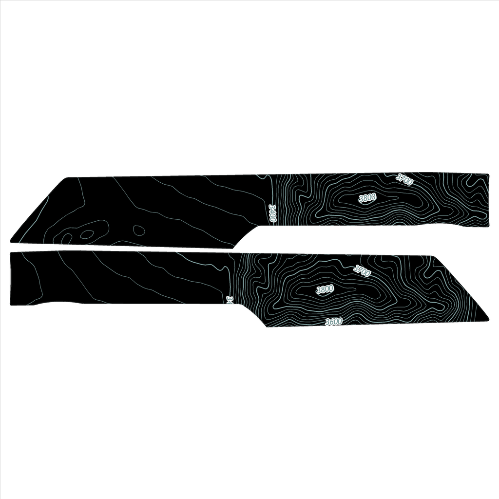Topo Understeering Panel Overlay (Printed Series) - 2023+ Bronco (Type B) StickerFab
