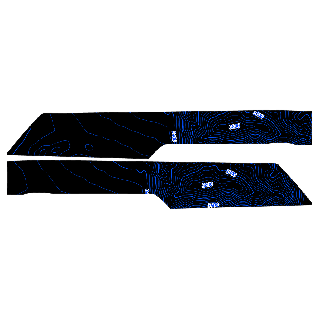 Topo Understeering Panel Overlay (Printed Series) - 2021-2022 Bronco (Type A) StickerFab