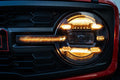 Topo Shortie Style Light Bar Overlays (Printed Series) - 2021+ Bronco (Standard Headlights) StickerFab