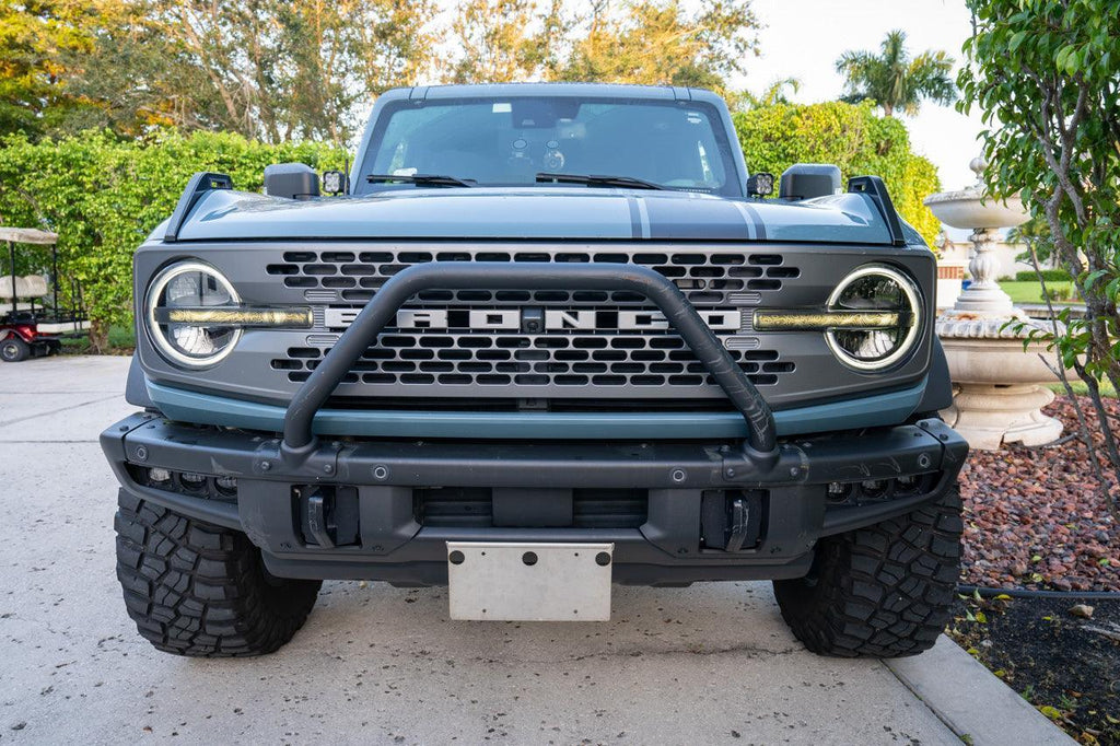 Topo Signature DRL Bar Overlays (Printed Series) - 2021+ Bronco (Signature Headlights) StickerFab